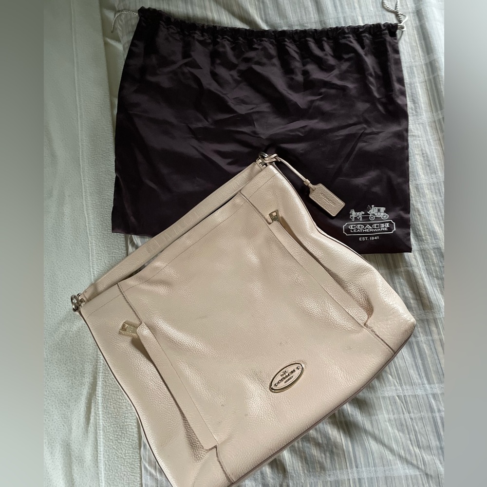 Vintage Coach Leather Bag